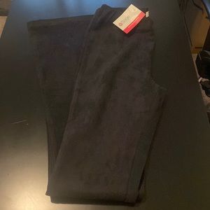 Black pull up soft go out pants